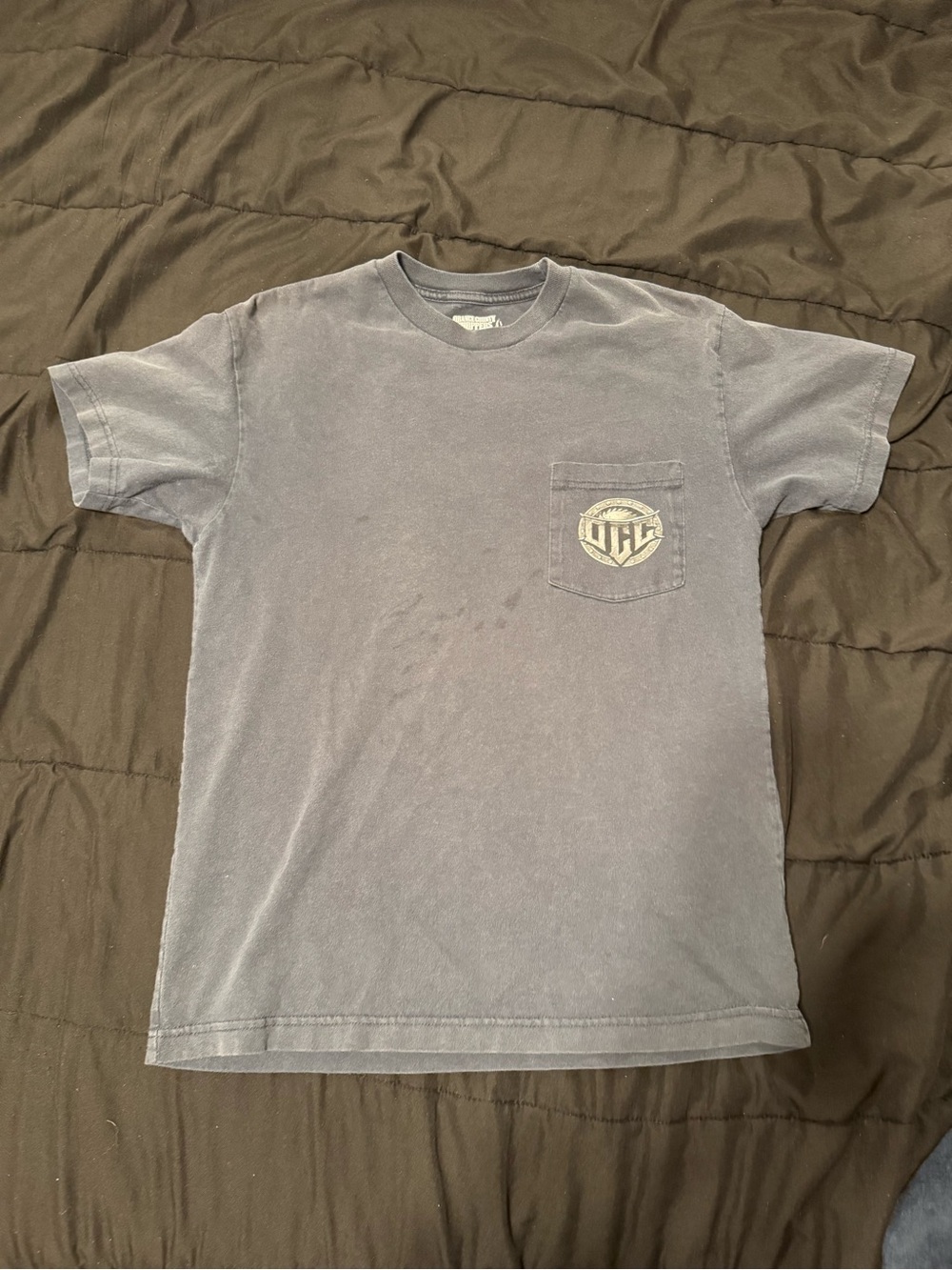 Orange County choppers Pocket Tee - Washed Gray